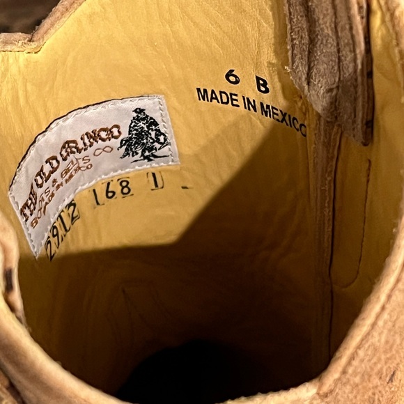 New Old Gringo Leopardito Leather Cowboy Boots 10” Size 6 - Picture 8 of 16